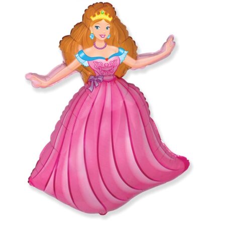 Принцесса, фольгированная фигура, фольгированный шар, 99 см