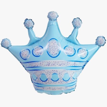 Фигура "Голубая корона" 30''/76 см, 1 шт., с гелием