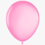 Шар «Металлик» (Розовый) 12″/30 см, 1 шт., с гелием
