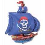 Фигура «Пиратский корабль синий» 104см