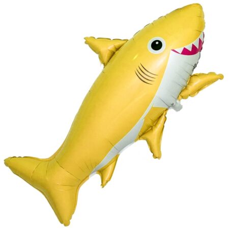 Фигура "Счастливая акула желтая" 99 см