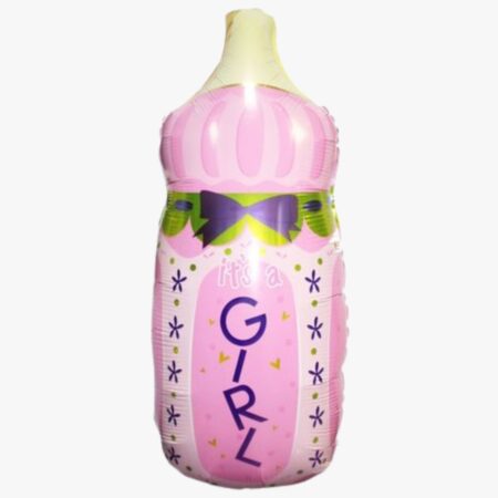 Фигура "Бутылочка для девочки" 30"/75 см, 1 шт., с гелием