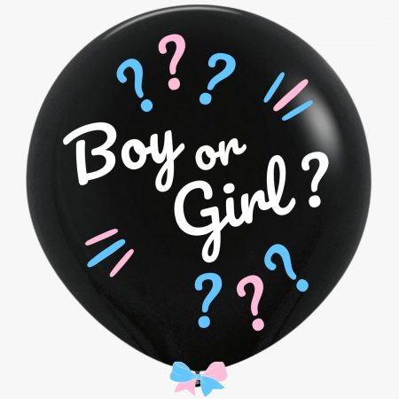 Шар для определения пола "Boy of Girl. Гендер пати", 36″/91 см, 1 шт., с гелием