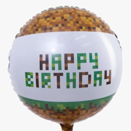 Круг "Днём рождения. Пиксели»"