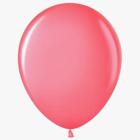 Шар "Пастель" (Розовый коралл) 12″/30 см, 1 шт., с гелием
