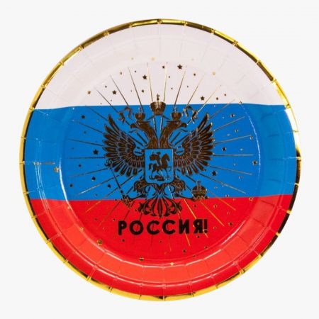 Тарелки "Россия! (герб), Триколор"