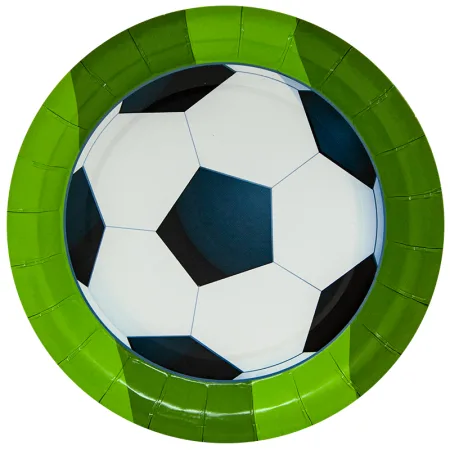 Тарелки "Футбольный мяч", 18 см, 6 шт.
