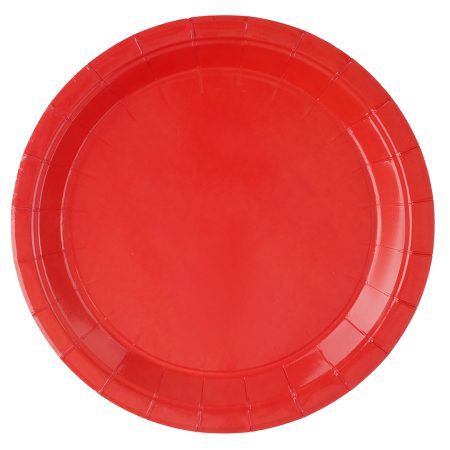 Тарелки "Красный" 18 см., 6 шт.